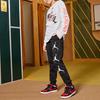 Jordan Casual Running Logo Knitted Sports Pants Kids Bottoms Black JD2032198GS-001
