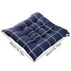 1Pc Student Fart Pad Winter Window Seat Cushion Warm Cotton Pad Thicken Cushion Office Supplies 40x40CM With Strap