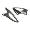 Kohlefaser-Fußpedal & Fersenschutz für Yamaha YZF-R1 / R1M 2020-2025, Motorrad-Fußrastenschutz