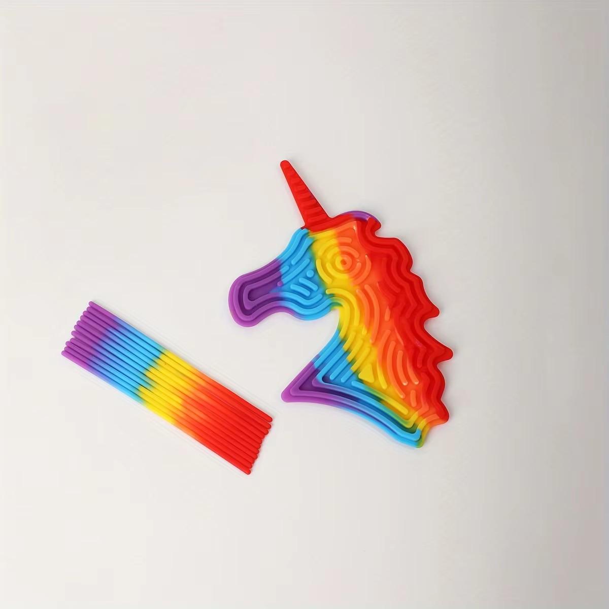 

1 комплект сенсорной развивающей доски, двусторонняя развивающая доска для развития мелкой моторики, силиконовая фиджет-игрушка для взрослых для путешествий