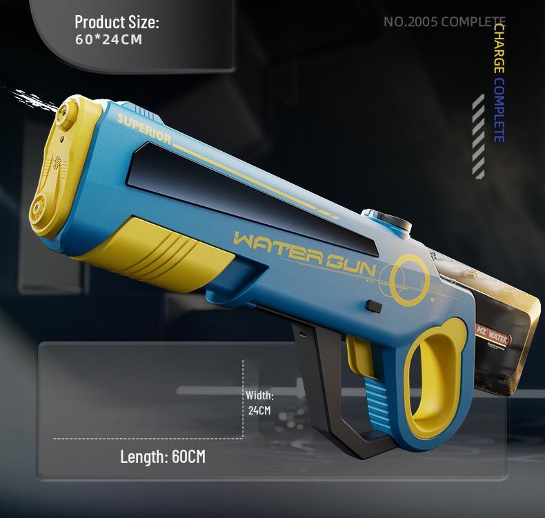 Automatic Pulse Electric Water Gun with Lights for Kids - Outdoor Splash Toy