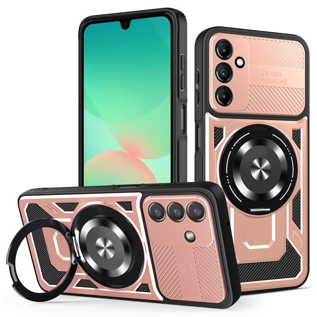 For Samsung S26 Case Galaxy S26+ Cover Galaxy S26 Ultra Plus Magnetic Shockproof Ring Holder Case Magsafe Wireless Charge Cover