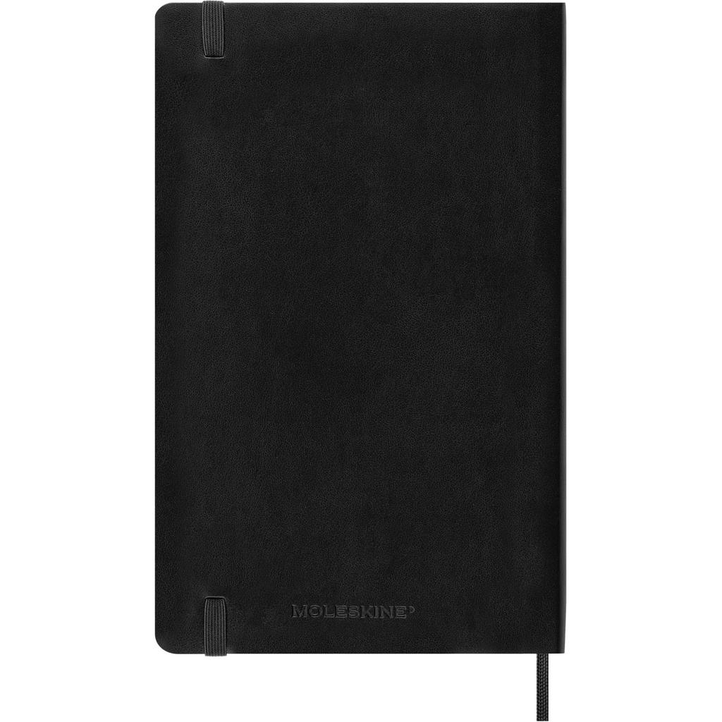 Moleskine Notebook 2025 Starting July 18 Months Daily Diary Large Size (Width 13cm x Height 21cm) Soft Cover Black DSB18DC3Y26
