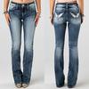2026 Neue bestickte Damen-Jeans mit hohem Bund, lässige, vielseitige, schmal geschnittene Hosen