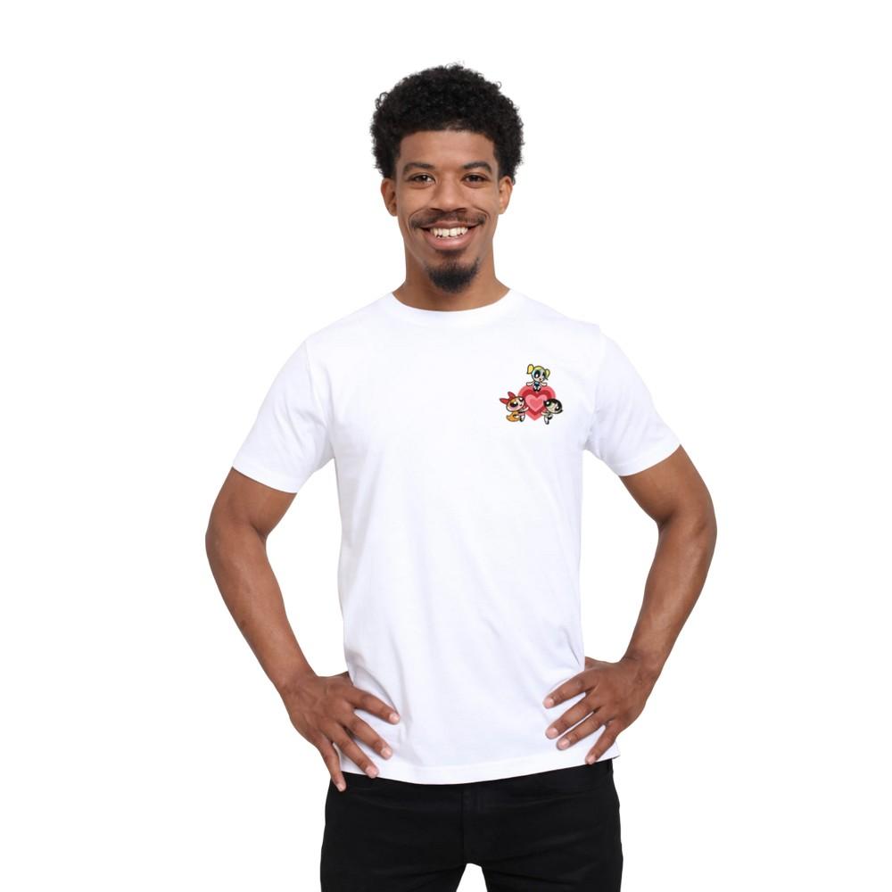 The Powerpuff Girls Unisex Adult Chest T-Shirt