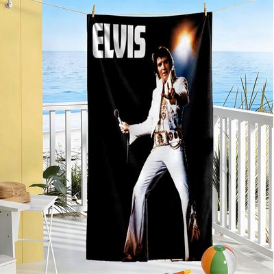 Elvis Presley Performance Beach Towel Super Soft Microfiber Quickdry Fabric Comfortable Lightweight