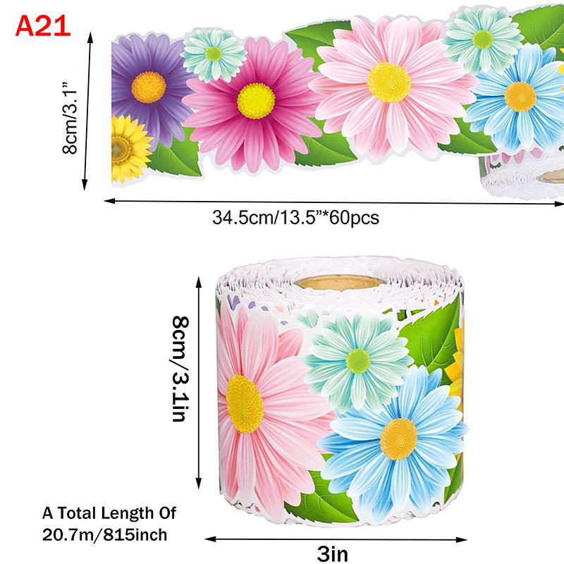 32 Colors 18M Self Adhesive Border Classroom Decors Border Trim Sticker Colorful Dot Trim Border Bulletin Board Border Trim