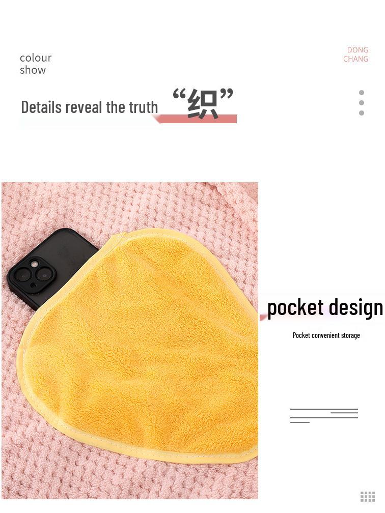 Hooded Wearable Bath Towel Skirt for Adults - Soft & Absorbent Bathrobe for Daily Use