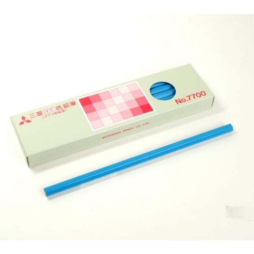 Mitsubishi Pencil Colored Pencil Hard No.7700 Light Blue 1 Dozen K7700.8
