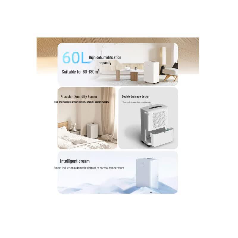 Haier CF60-HAE 60L Home Dehumidifier & Clothes Dryer CN plug (adapter included)