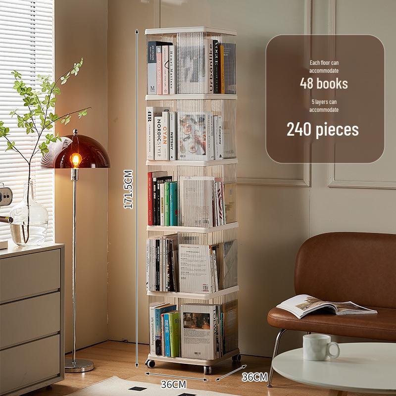 360° drehbarer Kinderbücherregal und Aufbewahrungsschrank