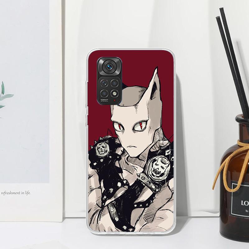

JoJo Kira Yoshikage Killer Queen Phone Case For Xiaomi Redmi Note 15 13 14S 14 Pro Plus 12S 11S 10S 12 11E 10 11T Art Fundas Bac Redmi Note 13 Pro 4G