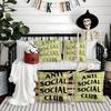 Cool A-Anti Social Social Club Pillow Case Printing Pillowcase Living Room Sofa Cushion Cover Bedroom Room Decor