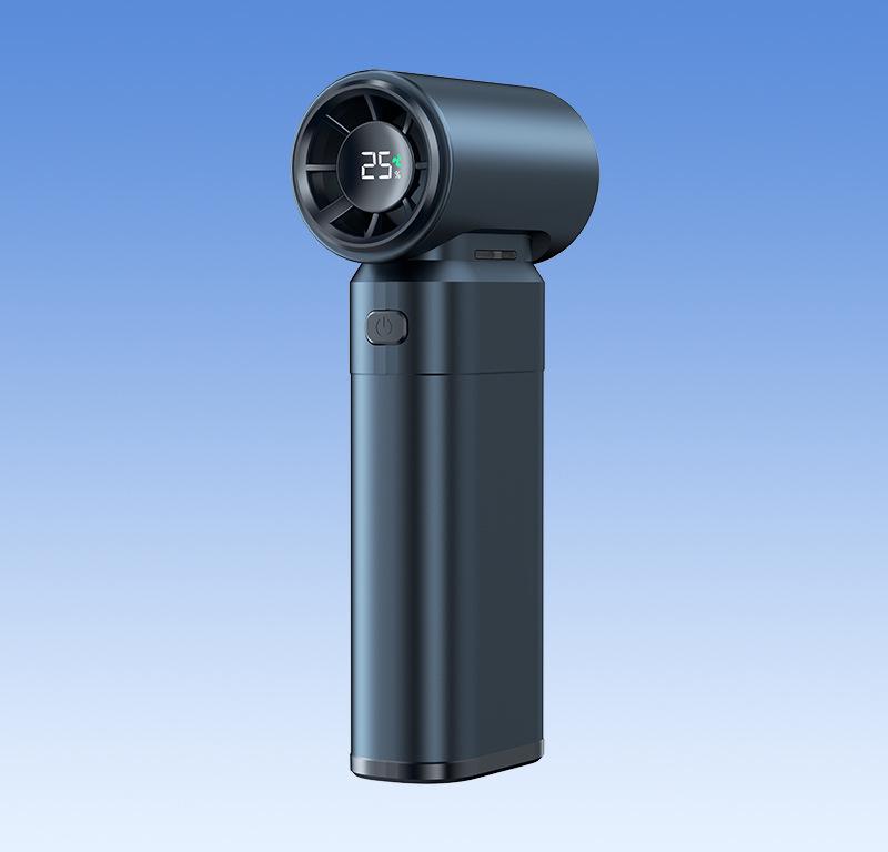 

Leisu Ultra-High-Speed Handheld Fan: Powerful Wind, Long Battery, USB Portable for Outdoor Use 119x49x159 mm темно-сірий