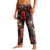 Men's Drawstring Pocket Flannel Casual Pants