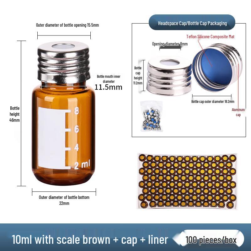 Laboratory Chromatography Sample Vials