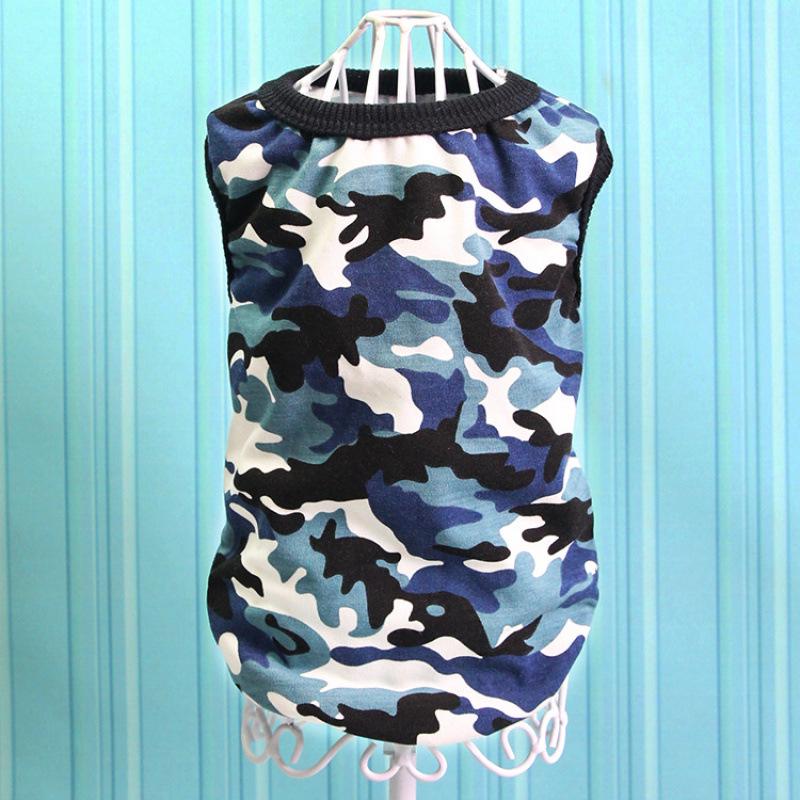 Gilet Camouflage Primavera/Estate per Cane e Gatto per Teddy, Pomerania, Bichon, Alano, Golden Retriever