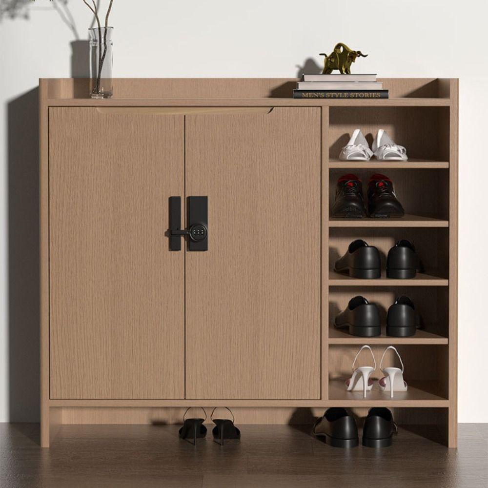 Nytt Lås med 3-siffrigt Lösenord för Dörr i Zinklegering Ljusande Ladugårdsdörrslås Stöldskydd 180 Graders Dörr- och Fönsterhandtag Badrum