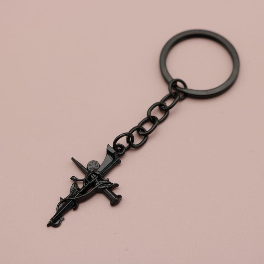 Popular Jewelry Simple Cross Key Chain Pendant