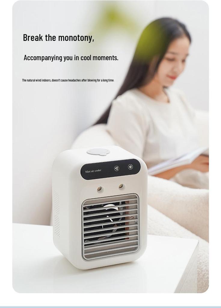 Portable Mini Air Cooler & Spray Fan