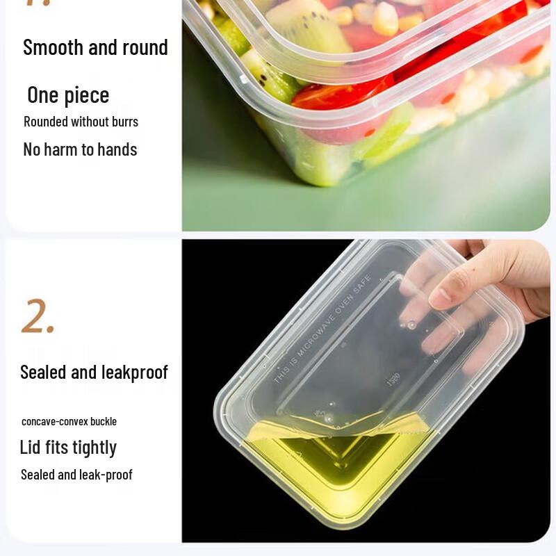 Disposable Food Containers with Lids