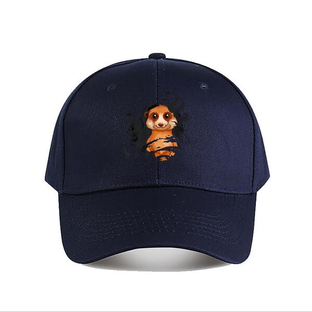 Surrealer Erdmännchen Kunst Grafik Baseballkappe Mode Outdoor Sport Sonnenhut Unisex Snapback Kappe Damen