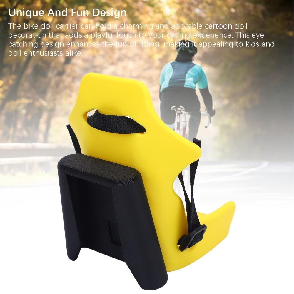Adjustable Strap Bike Doll Carrier Front Mount Doll Bike Chair Doll Bike Carrier  Folding Bikes