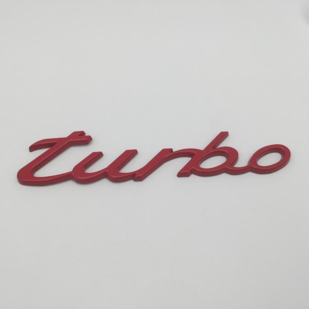 1 ud. Metal 3D de alta calidad para coche turbo GTS Letra WEXV5 Calcomanías de maletero trasero insignia pegatina Pegatina estilo Accesorios de coche