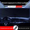 Car Sunshade Umbrella Retractable Sunscreen Heat Insulation Front Windshield Parasol For Porsche Panamera Boxster Cayman Cayenne