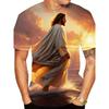 Jesus Christ T-Shirt For Men Women 3D Printed Tees Summer Fashion Casual Short Sleeve T Shirts O-Neck Oversized Kids Clothing