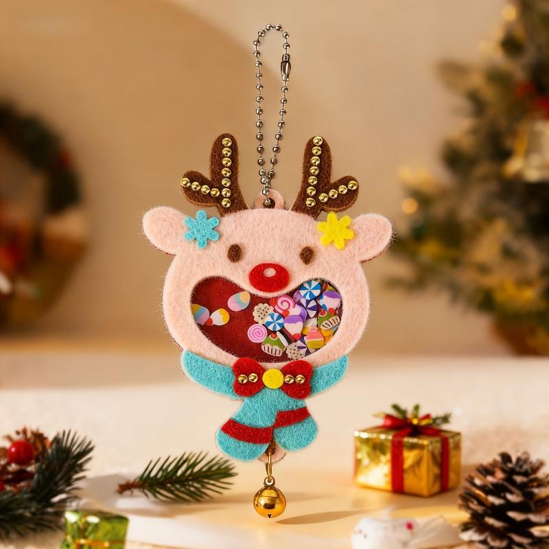 Christmas Small Gift Handmade Diy Pendant, Children'S Creative Toy Making Materials, Kindergarten Christmas Tree Decoration