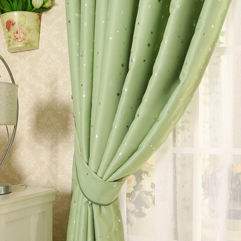 High Density Blackouts Curtains for Daytime Sleep With Noise Reductions and Fabric Easy Installation Home Decoration