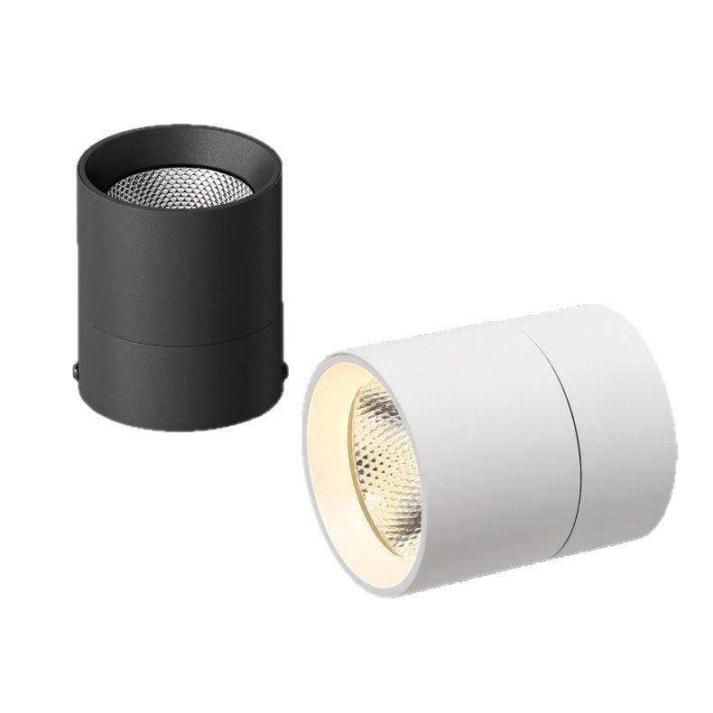 Adjustable LED Anti-Glare Folding Spotlights: Dimmable, Color-Changing, Ideal for Hallway and Wall Wash Background Lighting.