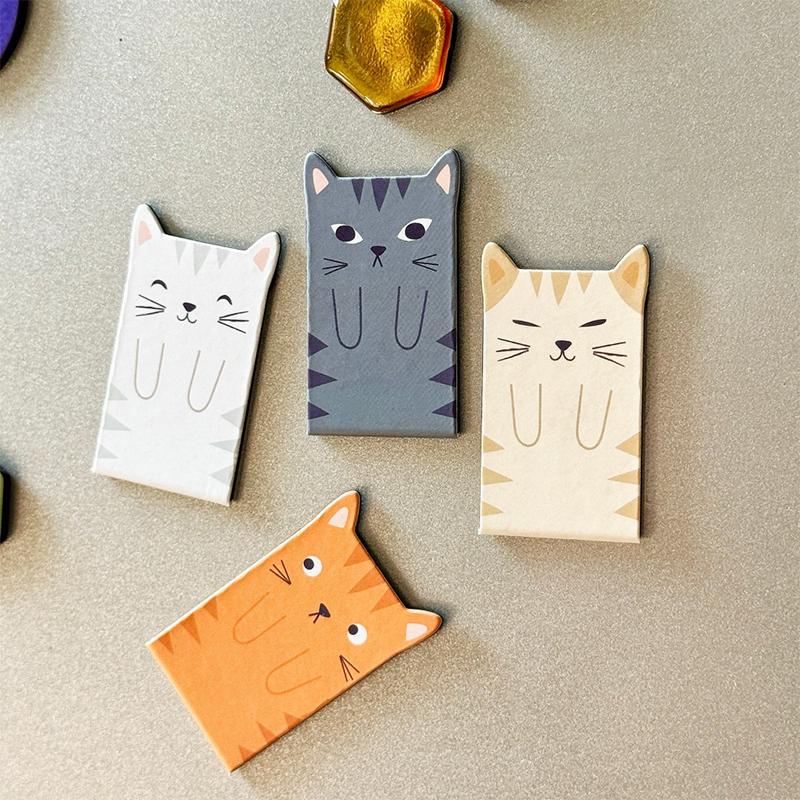 4 шт./набор Мультяшные Животные Магнитные Закладки Набор Милые Закладки Собака Кошка Канцелярские Принадлежности Подарок Ученику Награда Назад в Школу Подарок
