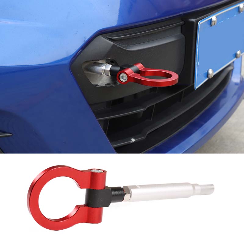 For Subaru BRZ 2012-2020 Car Front Rear Bumper Tow Hook Vehicle Towing Hook Front Rear Trailer Towing Bar Car Accessories красный