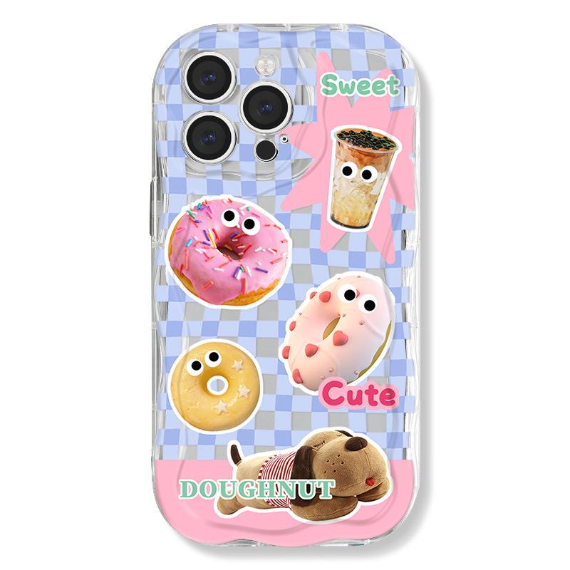 

Zhitai Cream Pattern Mobile Case for iPhone 13, 14 Pro, 15, 16 Pro Max with Bracelet, Single Piece iPhone 12 Pro Max