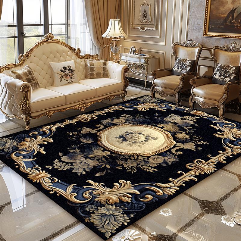 Persian Luxury Carpet European Style Living Room Bedroom Large Rug Non-slip Sofa Tea Tables Mat  Custom Home Decor Lounge Rug