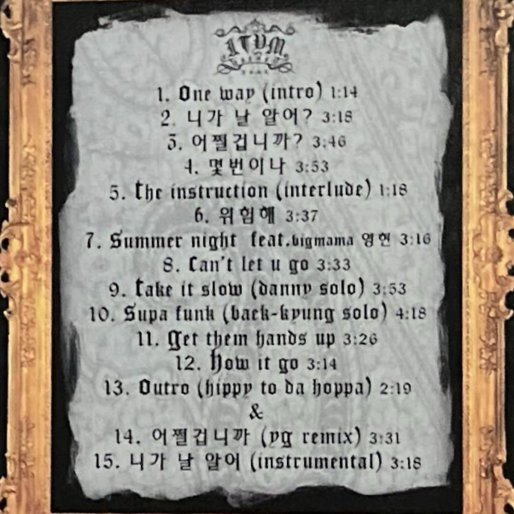 [USED] 1TYM One Time 5th Album 5th One Way Korean Idol