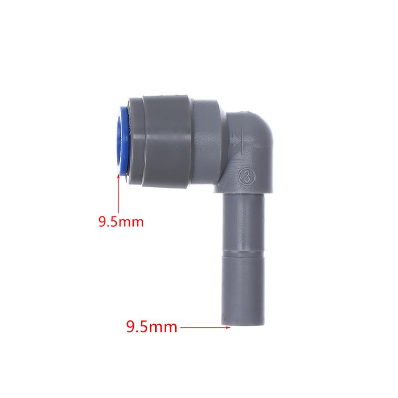 Plastic Quick Connect Pipe Hose Connector Push-in Fittings Joint 6.35MM 8MM 9.5MM Male To Female Elbow