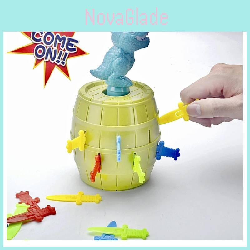 Pop Up Dinosaur Barrel Toy Funny Stabbing Barrel Game For Kids Adults Party