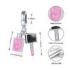 Fit Original European Bracelet 925 Sterling Silver Pink Enamel Dangle Beads Nail Polish Pendant Charms For Women Fashion Jewelry