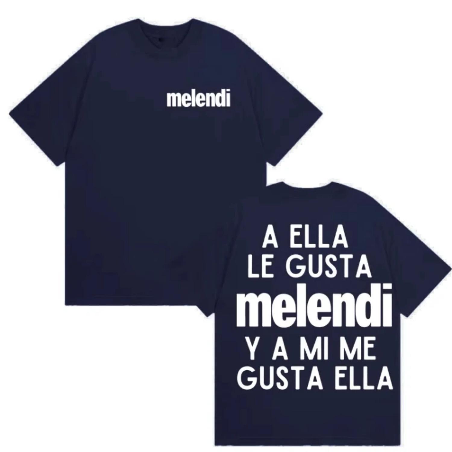 

Футболка с принтом альбома Rapper Melendi AELLALE GUSTA 2025 для мужчин и женщин, повседневная модная футболка с коротким рукавом из чистого хлопка, уличная одежда S чёрный