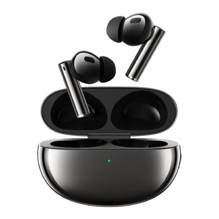 Écouteurs Sans Fil - Realme Buds Air 5 Pro - Bluetooth 5.3 - Réduction De Bruit ANC - IPX5 Noir