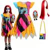 Meisjes Halloween Eng Spook Bruid Cosplay Kostuum Sally Kerst Rolenspel Jurk Carnavalsfeest Kleding