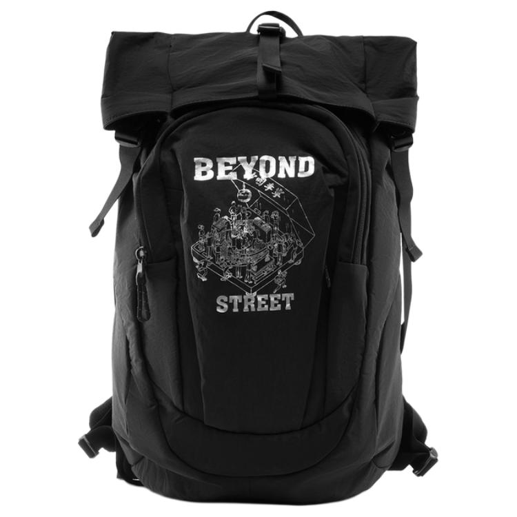 New LiNing Phil Hackett Collaboration Polyamide Backpack Unisex Black ABDV049-1
