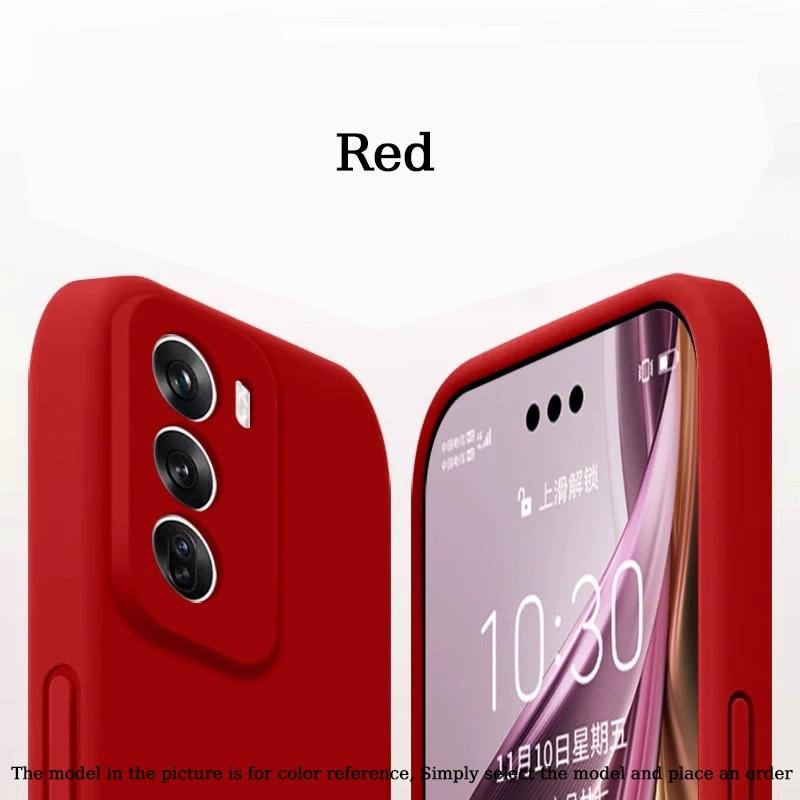 Originale Flüssigsilikon-Handyhülle für OnePlus 13 12 Ace5 Pro 13R 1+13 Stoßfeste Schutzhülle mit Futter aus Flanell Weiche Schale