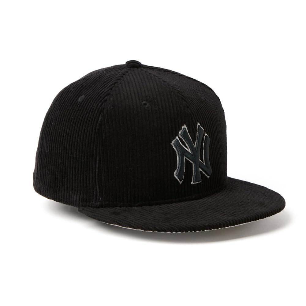 New Era Cap 59FIFTY 15137364 NER37C4928 New York Yankees Black MLB 8W Corduroy Flat Visor 7 5/8