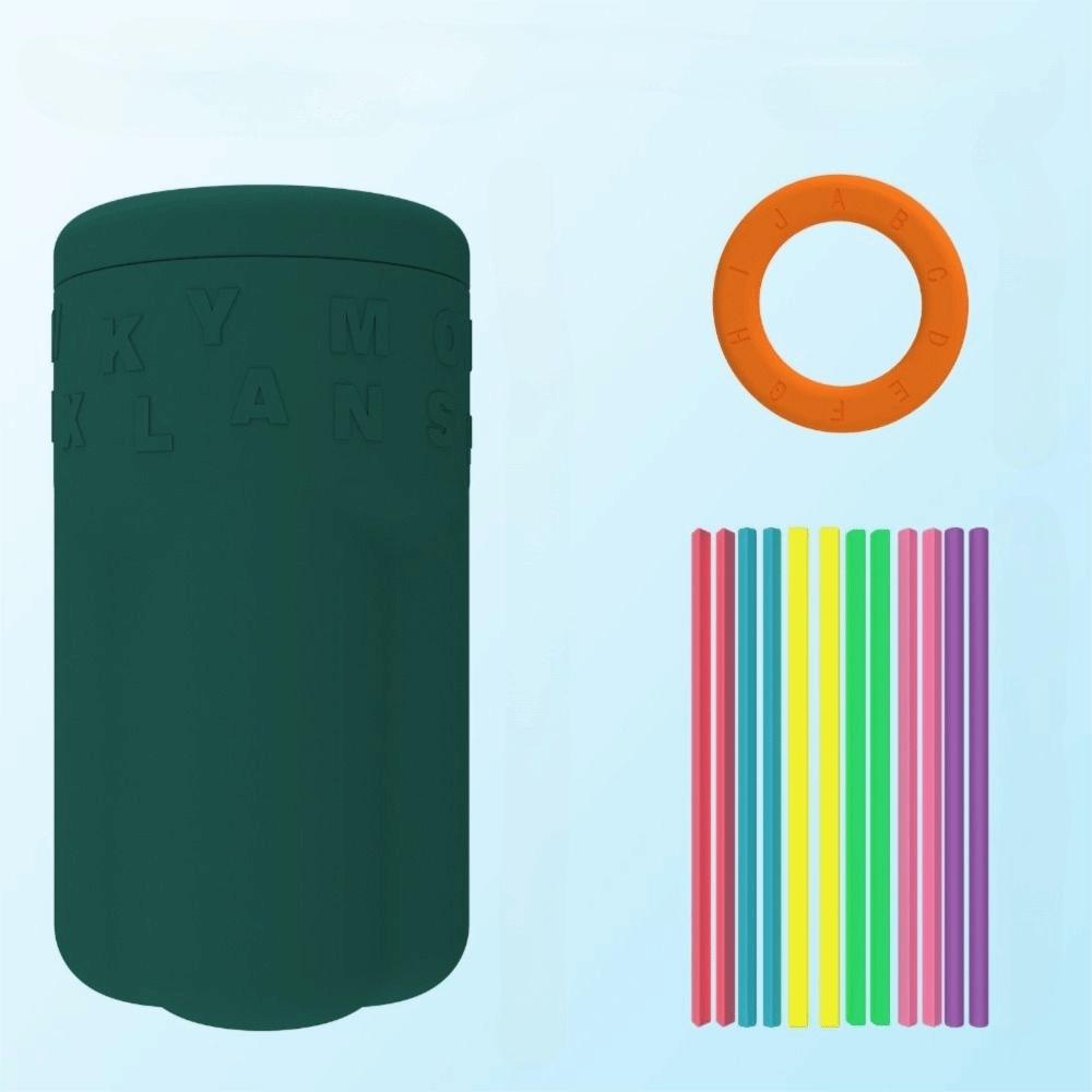 

Сортировочная коробка по форме из силиконового материала, игра на равновесие, ранние развивающие игрушки, сенсорное развитие зелёный