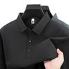 Korean Style Men's Quick-Dry Polo Shirt – Sporty, Breathable, Business Casual, Long Sleeve Lapel Design