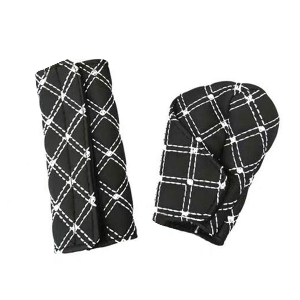 Leather Car Shift Handle Cover Wear-resistant Shift Knob Cover Car Interior Accessories  for Car